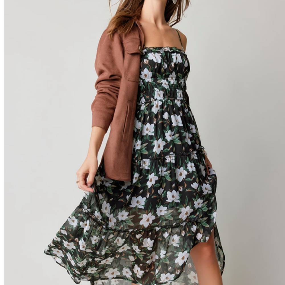 New Francesca’s Gorgeous Sleeveless High Low Maxi Dress With Adjustable Straps - Picture 5 of 14